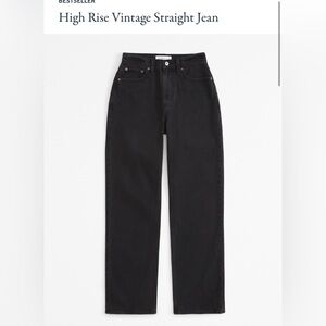 Abercrombie Vintage Straight Jean